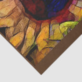 Goldene Rodelbahn mit Aussicht Seidenpapier (Ausschnitt)