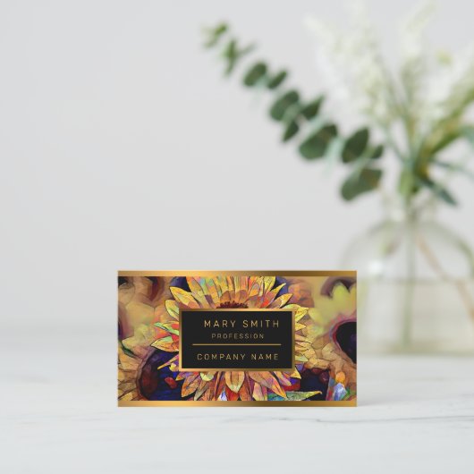 Goldene Rodelbahn mit Aussicht Visitenkarte (Stehend Vorderseite)