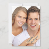 Goldene Romantik der 20er Jahre Art Déco Save the  Date (Rückseite)