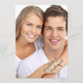 Goldene Romantik der 20er Jahre Art Déco Save the  Save The Date (Rückseite)