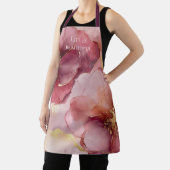 Goldene Rosa Burgund Schürze (InSitu)