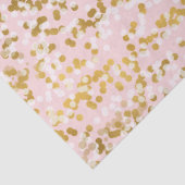 Goldene Rosa Confetti Seidenpapier (Detail)