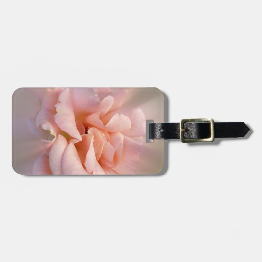 Goldene Rosa Gepäckanhänger (Vorderseite horizontal)