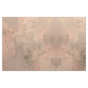Goldene rosafarbene Marmorplatte Goth Print Fabric Stoff