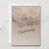 Goldene Rose 50 Jahre Einladung (Rückseite)