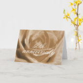Goldene Rose 50 Jahre Karte (Gelbe Blume)