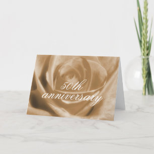 Goldene Rose 50 Jahre Karte