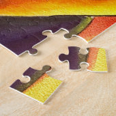 Goldene Rose Aquarellkunst Puzzle (Seite)