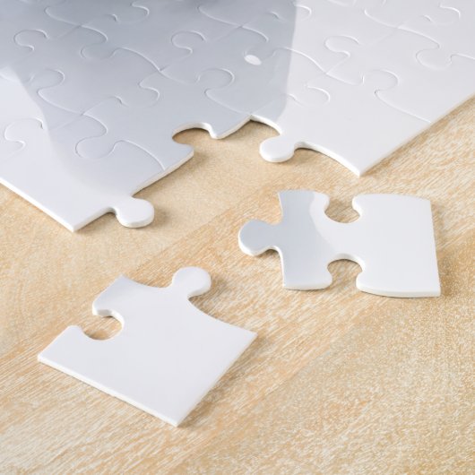 Goldene Rose auf der Rustikalen Steinmauer Hütte Puzzle (Seite)