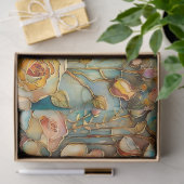 Goldene Rose Bergsee-Zauber Seidenpapier (Geschenk)