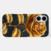 Goldene Rose Case-Mate iPhone Hülle (Rückseite (Horizontal))