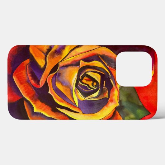 Goldene Rose Case-Mate iPhone Hülle (Rückseite (Horizontal))