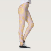 Goldene Rose Cheetah Animal Print Leggings (Rechts)