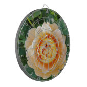 Goldene Rose Dartscheibe (Vorderseite Links)