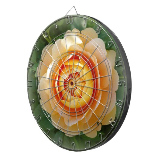 Goldene Rose Dartscheibe (Vorderseite rechts)