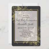 Goldene Rose Einladung (Vorderseite)