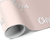 Goldene Rose Eleganz, Weihnachten Party Geschenkpapier (Rolleneckpunkt)