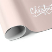 Goldene Rose Eleganz, Weihnachts-Party Wrapping Pa Geschenkpapier (Rolleneckpunkt)