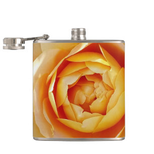 Goldene Rose Flachmann