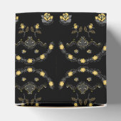 Goldene Rose Gefälligkeitsbox Geschenkschachtel (Oben)