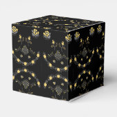 Goldene Rose Gefälligkeitsbox Geschenkschachtel (Rückseite)