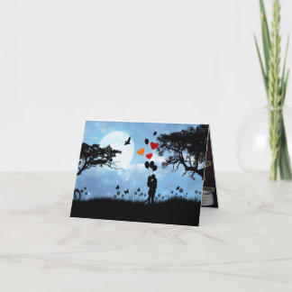 Goldene Rose geklappt Einladung