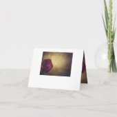 Goldene Rose geklappt Einladung (Rückseite)