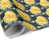 Goldene Rose Geschenkpapier (Rolleneckpunkt)