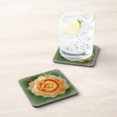 Goldene Rose Getränkeuntersetzer (Rechte Seite)