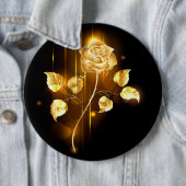 Goldene Rose ( gold rose ) Button (Beispiel)