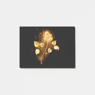 Goldene Rose ( gold rose ) Post-it Klebezettel