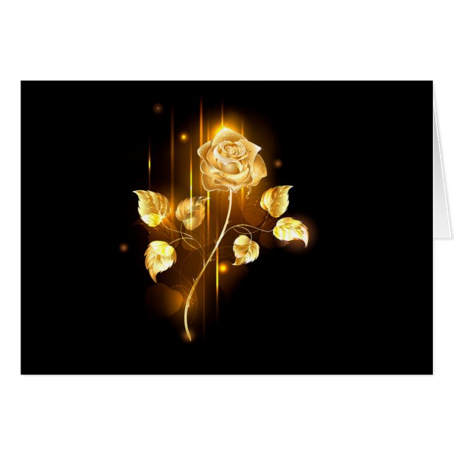 Goldene Rose (goldene Rose) (Vorderseite (Horizontal))