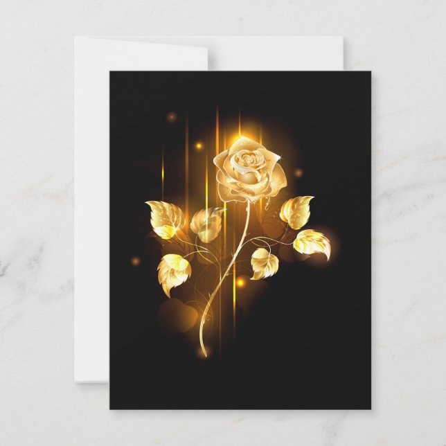 Goldene Rose (goldene Rose) (Vorderseite)