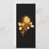 Goldene Rose (goldene Rose) Ankündigung (Vorderseite)