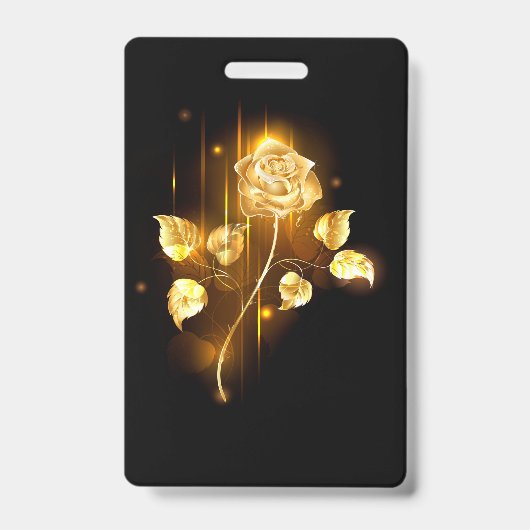 Goldene Rose (goldene Rose) Ausweis (Vorderseite)