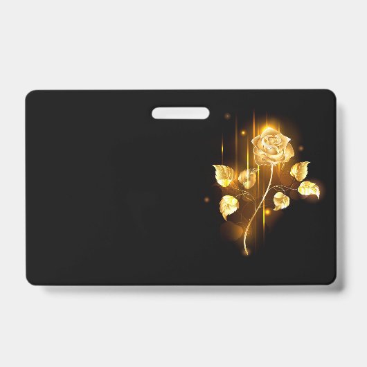 Goldene Rose (goldene Rose) Ausweis (Vorderseite)
