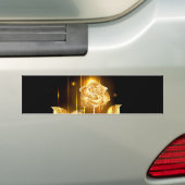 Goldene Rose (goldene Rose) Autoaufkleber (Auf Auto)