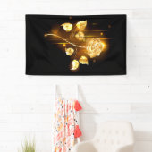 Goldene Rose (goldene Rose) Banner (Insitu)