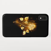 Goldene Rose (goldene Rose) Case-Mate iPhone Hülle (Rückseite (Horizontal))