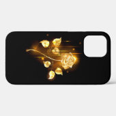 Goldene Rose (goldene Rose) Case-Mate iPhone Hülle (Rückseite (Horizontal))