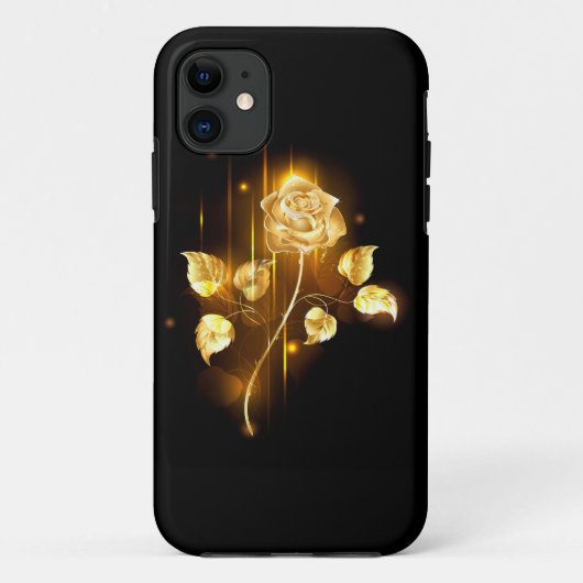 Goldene Rose (goldene Rose) Case-Mate iPhone Hülle (Rückseite)