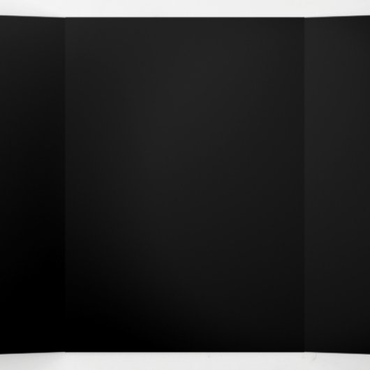 Goldene Rose (goldene Rose) Dreifach Gefaltete Urlaubskarte (Innenseite Mitte)