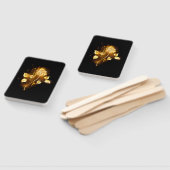 Goldene Rose (goldene Rose) Fächer (Non-assembled)