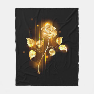Goldene Rose (goldene Rose) Fleecedecke