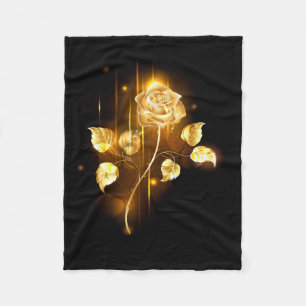 Goldene Rose (goldene Rose) Fleecedecke