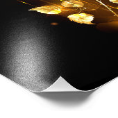 Goldene Rose (goldene Rose) Fotodruck (Ecke)