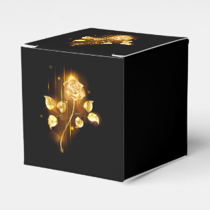 Goldene Rose (goldene Rose) Geschenkschachtel