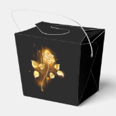 Goldene Rose (goldene Rose) Geschenkschachtel (Rückseite)