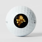 Goldene Rose (goldene Rose) Golfball (Vorderseite)