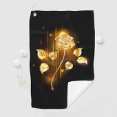 Goldene Rose (goldene Rose) Golfhandtuch (Insitu)